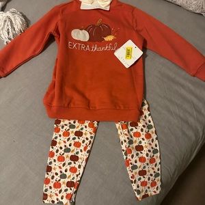 Baby Girl Fall/Thanksgiving Pant/LS top outfit